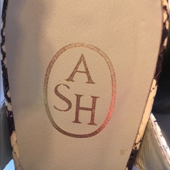 ASH python gladiator sandal heels size EU 36/US 6M - Picture 5 of 6